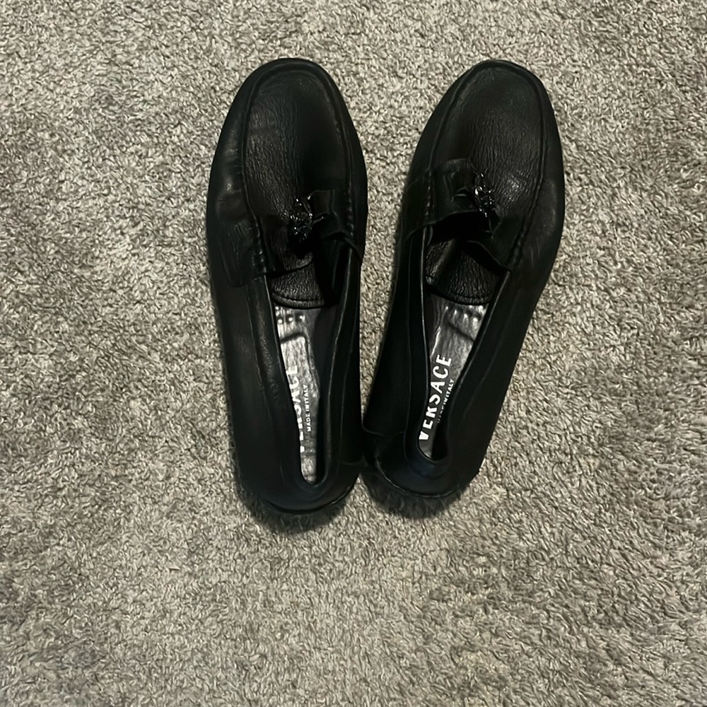 Like New-Never Worn-Authentic men Versace loafers size 10